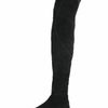 Belle By Sigerson Morrison Stretch Suede Overtheknee Boot in Black - Lyst