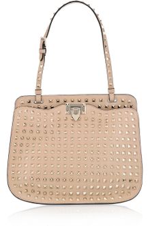 Valentino Studded Leather Bag - Lyst