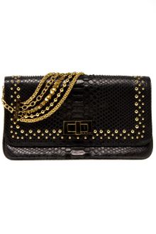 Eastland Studded Python Bag - Lyst