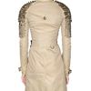 Burberry Prorsum Studded Gabardine Trench Coat in Beige - Lyst