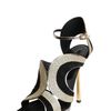 Diego Dolcini 130mm Suede Glittered Nappa Sandals in Black - Lyst