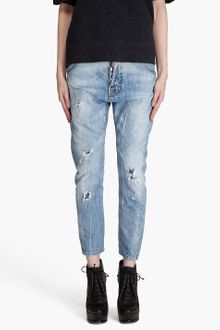 DSquared2 Kenny Twist Cropped Jeans - Lyst
