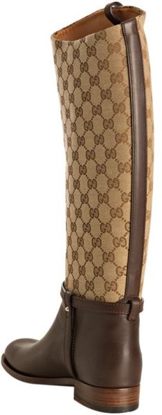 canvas tall boots