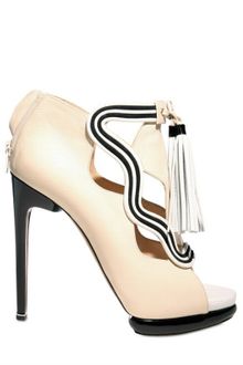 Nicholas Kirkwood 130mm Suede Mignon Nappa Sandals - Lyst
