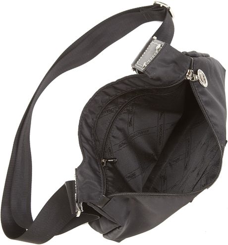Longchamp Xlight Nylon Crossbody Bag in Black | Lyst