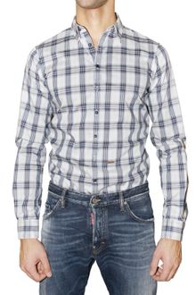 DSquared2 Check Carpenters Button Down Shirt - Lyst