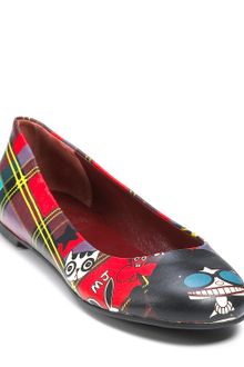 Marc By Marc Jacobs Miss Marc Plaid Ballet Flats - Lyst