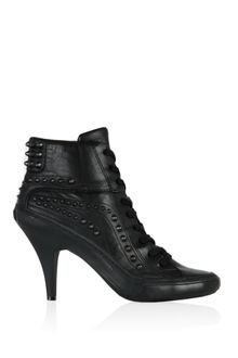 Ash Pink Studded Heeled Pump - Lyst