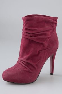 Luxury Rebel Linda Suede Draped Booties - Lyst