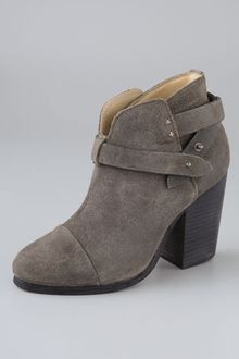 Rag & Bone Harrow Suede Booties with Ankle Strap - Lyst
