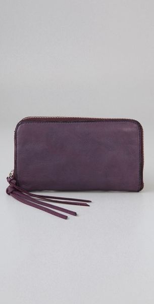 Vanessa Bruno Athé Porte Monnaie Wallet in Purple - Lyst