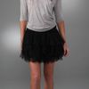 Haute Hippie Silk Tulle Ballerina Mini Skirt in Black - Lyst