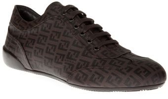 Fendi Monogrammed Trainers - Lyst