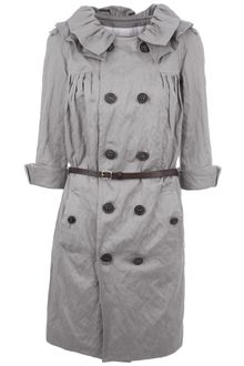 DSquared2 Frill-collared Coat - Lyst