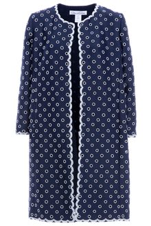 Oscar de la Renta Bracelet Length Sleeve Coat - Lyst