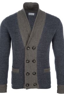Via Snella Wool Blend Cardigan - Lyst