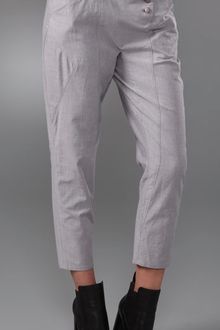 Cut25 Cropped Pants with Elastic Waistband - Lyst