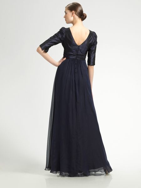 teri jon blue gown
