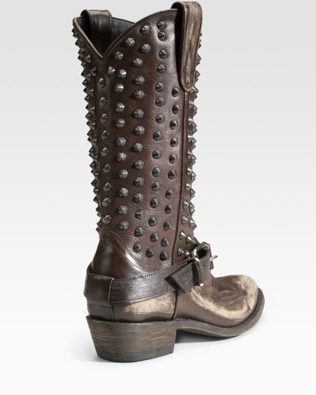 ash wolf studded boots