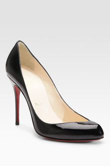 Christian Louboutin Patent Leather Pumps - Lyst