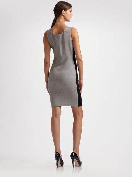 Diane Von Furstenberg Leigh Woven Dress in Gray (grey) - Lyst