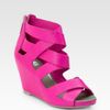 Dolce Vita Pela Crisscross Wedge Sandals in Pink - Lyst