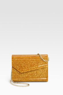Jimmy Choo Candy Glitter Acrylic Clutch - Lyst