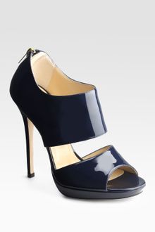 Jimmy Choo Private Patent Leather Sandals - Lyst