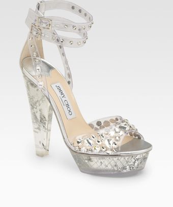  Niagra Plex Crystal-adorned Platform Sandals 