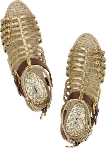 miu miu gladiator sandals