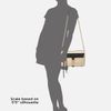 Rebecca Minkoff Ostrichembossed Leather Clutch in Beige (nude) - Lyst