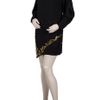 3.1 Phillip Lim Barogue Beaded Drape Long Sleeve Dress in Black - Lyst