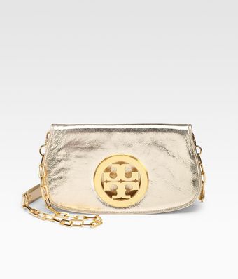  Metallic Logo Clutch 