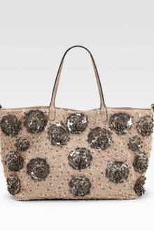 Valentino Glamorous Leather Tote - Lyst