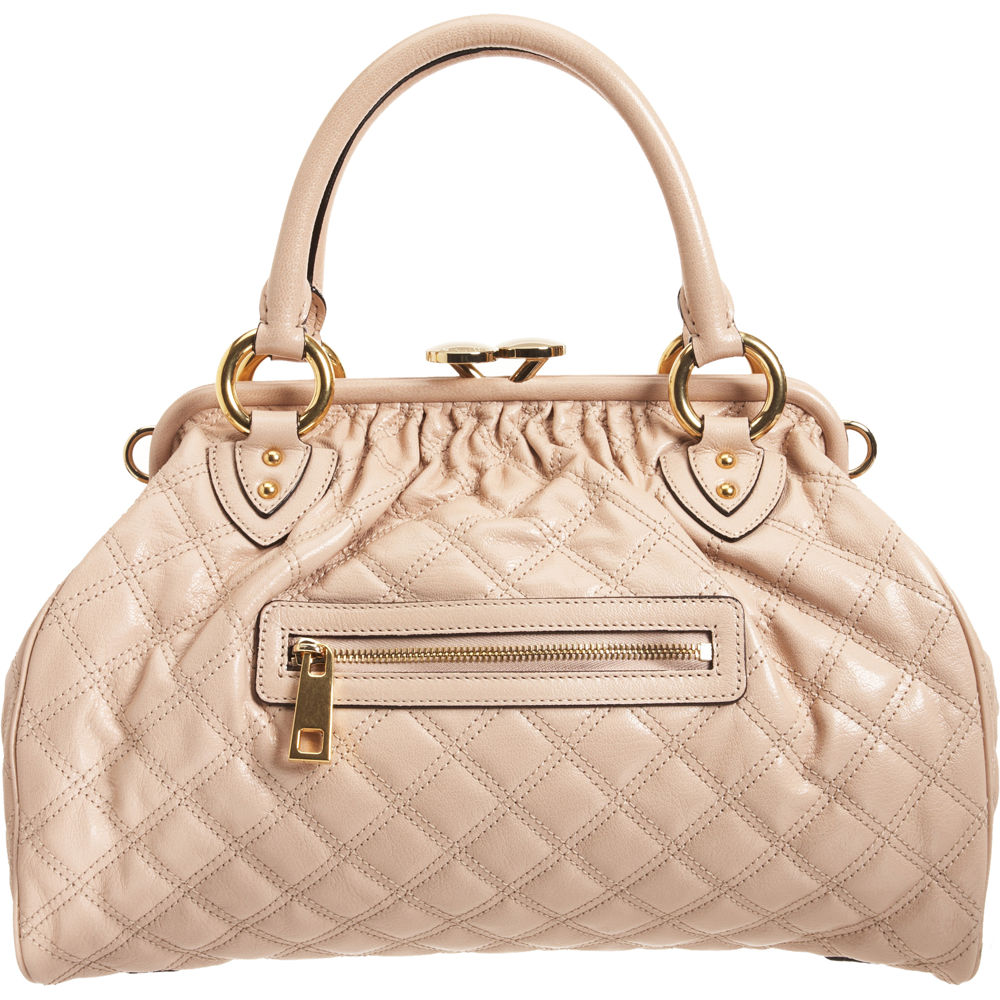 Marc Jacobs Classic Quilted Stam Bag in Pink (BLUSH) Lyst