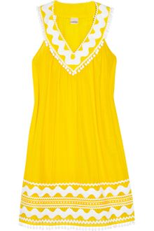 Milly Cocomo Cotton and Silk-blend Dress - Lyst