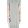 Stella Mccartney Buttonedback Wool Sweater Dress in Gray - Lyst
