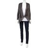 Yigal Azrouel Leather Blazer in Gray (grey) - Lyst