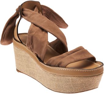 Chloé Back Tie Wedge - Lyst