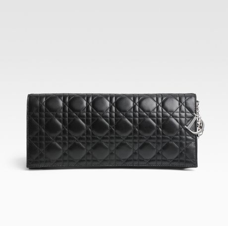 dior clutch bag black