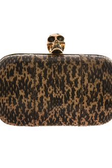 Alexander McQueen Optic Snake Box Clutch - Lyst