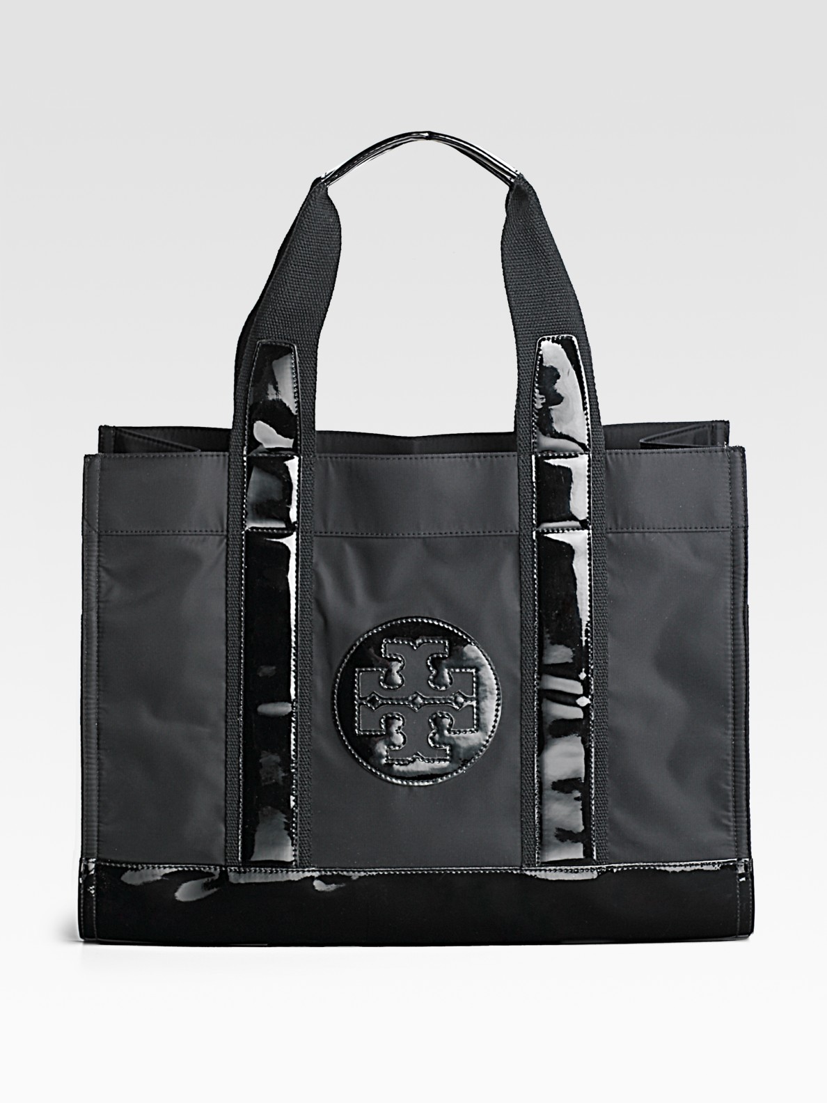 nylon tory burch tote bag