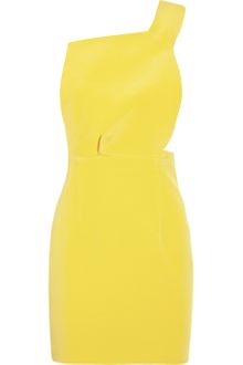 Emilio De La Morena One-shouldered Silk Dress - Lyst