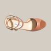 Jimmy Choo Double Buckle Anklewrap Sandal in Brown (tan vachetta) - Lyst
