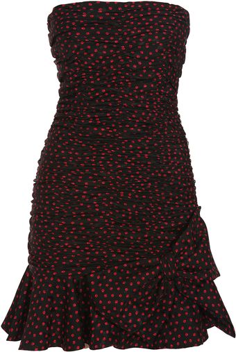 Azzaro Integre Ruched Mini Dress - Lyst