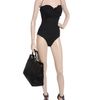 Azzaro Ruffle Trimmed Halter Neck in Black - Lyst