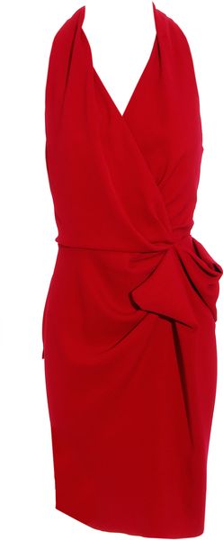 Lanvin Crepe-jersey Dress - Lyst