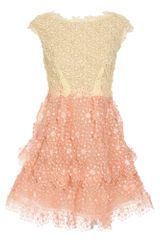 Marc Jacobs Floral Appliqué Dress