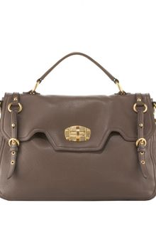 Miu Miu Deerskin Turn-lock Satchel - Lyst