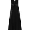 Just Cavalli Satin and Stretchjersey Dress in Black - Lyst